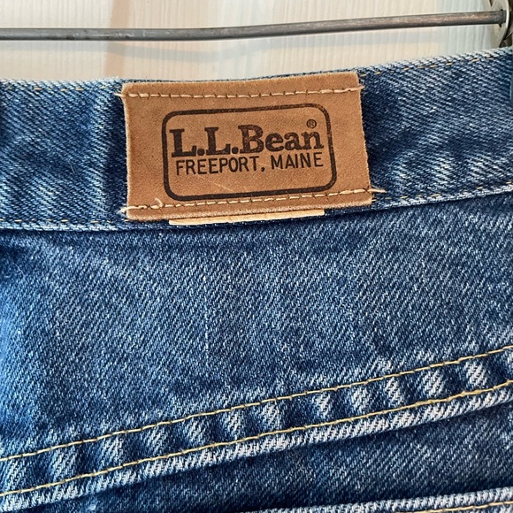 L.L Bean Full Demin Skirt Vintage - Picture 9 of 14